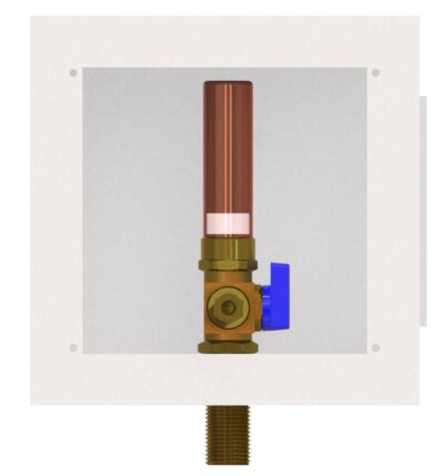 Metal Ice Maker Box With Water Hammer Arrester