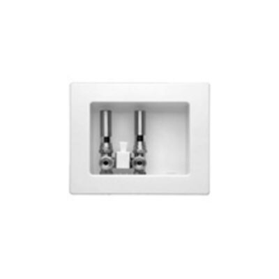 Plastic Switch Hitter® Outlet Box With Water Hammer Arresters and Plastic Simplex™ Handle